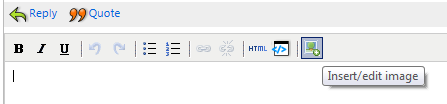 TechNet Forums image upload button