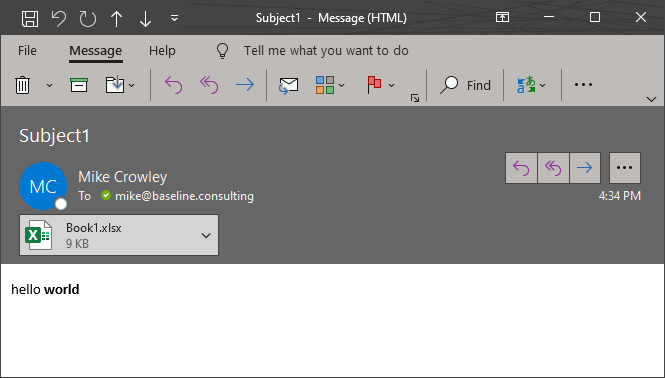 Send-MgUserMessage result in Sent Items