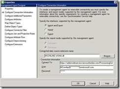 Directory Synchronization FIM Management Agent