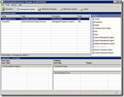Directory Synchronization FIM Management Agents